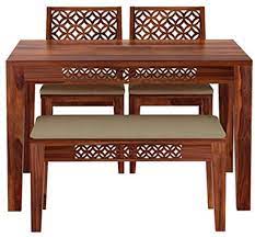 Luxury Sheesham Wood King Size Bed Set